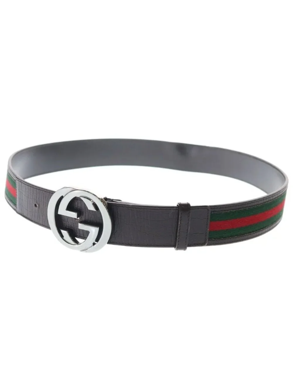 Gucci Interlocking Canvas Cut Replacement Belt